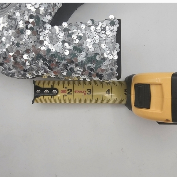 Abound Steffie Silver Sequin Platform Booties Women's Size 6.5 NWOT - Picture 8 of 10